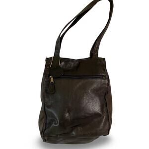 Eco-Trend Leather Bucket Bag